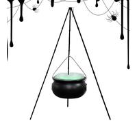 zwxqe Halloween Witch Cauldron, Witch Cauldron Decoration, Candy Bucket