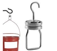 zwxqe Heavy Duty Rotating Spinner Hooks, Pintura en polvo para