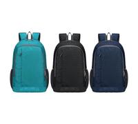 zwxqe Hiking Daypacks, Lightweight Backpack, Large 30L Waterproof Bag, Outdoor Gear Pack, 11.81x5.91x18.11 pulgadas, Durable Day Pack for Men Women Camping Cycling and Sports Adventures, azul lago, Se