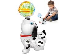 zwxqe Interactive Dancing Toy, Rotating Electronic Puppy Heading The Ball