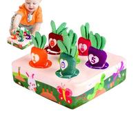 zwxqe Juguete de de zanahorias | Juego de de zanahorias de peluche | Sensory Box Ordenar y contar el juego de para regalos de de zanahorias de 1 a 3 años