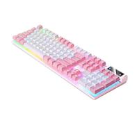 zwxqe K500 Keyboard, Mechanical Computer Keyboard, Luminous Backlit, 17.13x5.12x0.98 Inches High-Performance Desktop for Pc Gamers and Esports Enthusiasts