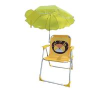 Zwxqe Kids Beach Chair with Umbrella, Child Plegable Seat, Wind Resistant Sand Chair, Portable Outdoor Sombrilla Set, Comfortable Seating for Travel, Lawn, Garden, Patio, Pool, Picnic