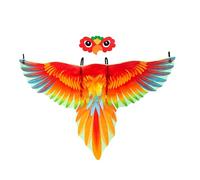 Zwxqe Kids Bird Traje, Boys lorrot Wings Outfit, Colorful Role-Play Attire for Dress-Up, School Performance and Masquerade , Fun and Comfort Animal-Themed Wear