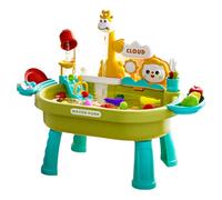 zwxqe Kids Water Table, Outdoor Kids Console, Kitchen Pretend Role Toy, Interactive Fishing Game Set, Ideal for Preschool, Park, Daycare, Indoor, Camping, Beach, 23.62x12.99x17.32 Inches