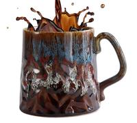 Zwxqe Large Ceramic Coffee Mug, Handmade Espresso Mug, Microwave Safe Tag, Dishwasher Safe Coffee Cup, Novelty Coffee Mug, Kiln Fired Ceramic Mug, Hot Drink Mug, Cold Beverage Taza