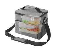 zwxqe Lunch Bags, Large Insulated Lunch Box, Leak Proof Soft Tote, Food Container, 10.04 X8.07 X6.69 Inches, Reusable Meal Carrier for School Kids Women Men Work Beach and Outdoor