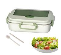 zwxqe Lunch Box Insulated, Meal Containers, Portable Food Boxes, Large Capacity Carrier, Thermal Lunch Organizer for Picnic Outdoor Travel Work and Daily Use, 7.48x3.15x10.24 in