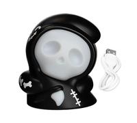 zwxqe Luz Táctil de Halloween | Lámpara Fantasma de Silicona Recargable con Regulador de Luz - Decoración Halloween Luz Suave para Fiestas Mesa Entrada Baño Salón Dormitorio Habitación Bebé