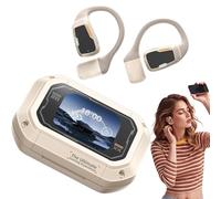 Zwxqe M98 Open Ear Headphone, Wireless Open Ear Buds, Recargable Outside | The Ear Headphones for Running, Travel & Sports - Cómodo sobre el oído para todo el día y el activo