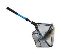 zwxqe - Malla de aleación de aluminio, plegable para pescar red, portátil de pesca, red de pesca para agua salada y , ligera Telescópica Net para el destino de peces de 13,78 pulgadas