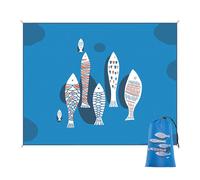 zwxqe - Mantas de pícnic, impermeable, 1,4 x 2,0 m, color azul | Gran tamaño, impermeable, antiarena, para adultos, camping, senderismo, viaje, césped, parque de vacaciones