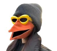 zwxqe - Máscara de pico de pájaro, gorro artesanal con gafas de sol, novedad máscara animal hablando - para Carnaval Masquerade Eventos Vacaciones Sesiones de fotos teatro escena
