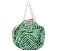 zwxqe Mesh Grocery Bag Carrier, Reutilizable Cotton Shopping Tote, Long Handle Large Capacity Shoulder Organizer, Stretchable Produce Holder for Vegetable Girls Storage, 28.74x18.9x0.39 pulgadas