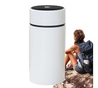 zwxqe Mini Tumbler - Temperatura Display Stainless Steel Water Mug, Insulated Drink Contenedor, doble pared Vacuum Build with Leak Resistant Lid Design, Travel Tumbler Cup for Home and Offices Use