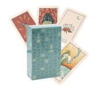 zwxqe Oracle Cards, Tarot de glifos verdes, mazo de adivinación mística, juego de adivinación esotérica, versión en inglés, ilustraciones simbólicas, ideal para regalo de bruja y reuniones