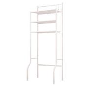 zwxqe Over Toilet Storage, 3-Tier Metal Holder, Bathroom Organizer Shelf, Vertical Restroom Stand, Toilet Rack for Home Apartment Dorm Indoor Small Space Shampoo Body Wash Towel Bathrobe