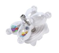 zwxqe Parrot Spinner Toy, Interactive Bird Rotation Toy, Chewing Ejercise Accessory, Colorful Wheel, Engaging Entertainment for Conures Macaws Cockatiels and Budgies, 2,76 x 2,76 pulgadas