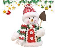 zwxqe Peluche Navidad | Papá Noel muñeco de nieve reno dibujos animados popa | muñeca decorativa de peluche para oficina, salón, hogar, estante de coche, gabinete adolescente, mesita de noche |