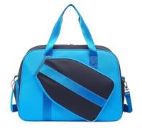 zwxqe Pickleball Bag, Sports Handbag, Large Capacity with Shoe Compartment, Adjustable Strap, Ideal for Paddle Storage, Gym, Travel, Leisure, Sports, Outdoor Green, Blue, Orange, Black