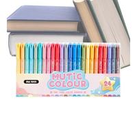 zwxqe Plumas de resaltador - 11,02 x 5,71 x 0,67 pulgadas Marcadores de colores a juego para escribir en suave