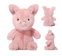 Zwxqe Plush Stuffed Animals, lindo Hog Plush Toy, Soft Animal Figure, Ideal Bedtime Companion for Girls, Sisters, Friends, Perfect Sofa, Couch, Desk, Bed Decor, Gift All Age