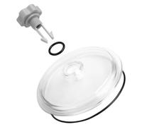 Zwxqe Pool Leaf Trap Cover Lid, Catcher Filtrati, Sand Filter Replacement Parts Repair Kit for Specific Models, Not Fit for 14 and 16 inch Pump, Essentia Maintenance Accessory