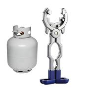 zwxqe Propane Valve Wrench - Herramienta de expansión hexagonal profesional, válvula de tanque para tensión, aleación de aluminio y Wrench, Gas Service Wrenches with Multi Size Hex Notches, Pressure