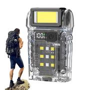 zwxqe recargable Pocket Flashlight, Magnetic LED antorcha con múltiples modos, Ultra-Bright Compact Light for Camping, Hiking, Fishing, Repair, Outdoor Use, 1.06 pulgadas