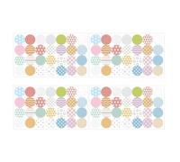 zwxqe Reinforcement Labels, Round Sticky Circles, Self Adhesive Hole Protectors for Paper, Drafting, Loose Notes, Package, Book Supplies, Pricing, Students and Offices Organization, 2,76 x 4,65