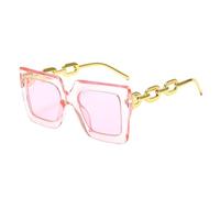 Zwxqe Retro Sunglasses, UV Protection Sunglass, Stylish Sunshade Eyewear, Outdoor Glasses, Fashionable UV Blocking Accessory for Camping Travel and Everyday Sunny Adventures, 31 g, Hoja de polvo