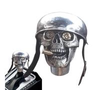 zwxqe Skull Gear Knob | Skull Soldier Shift Knob | Handcrafted Car Stick Shift Knob, Resin Gear Shift Knob, Skull Gear Shift Handle, Manual Car Skull Knob, Artistic Shift Knob for Cars