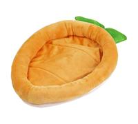 Zwxqe Soft Bunny Bed - Calormanía de zanahoria para dormir, diseño de plush para pequeñas mascotas cómodas, para rabitas chinchillas Guinea Pigs Hedgehogs Durable Lightweight Cushion de 1,97 pulgadas