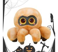 zwxqe Spider Plush, Soft Big-Eyed Spider Doll, Halloween Stuffed Animal Toy, Creepy for Kids Adults Nursery Bedroom Living Room Sofa Chair Decoration, 11.8 Inch