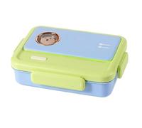 zwxqe Stainless Steel Lunch Box, Food Containers, Metal Container with Compartments, Portable Meal Prep, Storage for Salad Sandwich Kids School Work Travel, 10.4x7.6x2.9 in