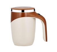 Zwxqe Stirring Coffee Taza, 380 ml Travel Stirring the Brew Mug, impermeable de gran capacidad eléctrica Mixing for Hot Chocolate, Coffee, Tea, Convenient Drink Stirring