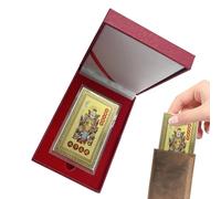 zwxqe Tarjeta Tai Sui Card 2025, año de la serpiente bendición Taisui, oro chino 2025 para buena suerte, éxito y protección auspiciosos