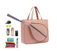 Zwxqe Tennis Racket Bag, Sports Racket Carry Pouch, 22,83 x 16,93 x 4,72 pulgadas impermeable con amplia capacidad organizador, ideal para bádminton, raquetas de almacenamiento, al aire libre