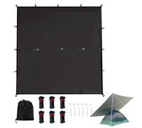 zwxqe Tent Tarp Heavy Duty Tarp Shelter Portable Hiking Accessories Grounding Sheet, ideal para actividades al aire libre, Camping Adventure, Survival, Bushcraft
