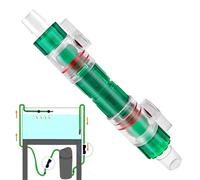 zwxqe Válvula de control de flujo de agua de acuario, conector de manguera de liberación rápida, diseño a prueba de fugas, regulador de flujo ajustable, material resistente, ideal para acuarios de