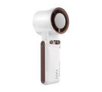 zwxqe Ventilador de refrigeración de hielo, ventilador personal portátil, enfriador plegable de velocidad, dispositivo recargable, circulador de aire compacto para caminar en la playa, acampar al aire