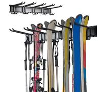 zwxqe Wall Garage Storage System, 6 piezas Heavy Duty Hooks, multipropósito Tool Holder, Garden Ladder Rack, Versatile Workshop Supply Inside Sheds and Reliable Lawn Chair Hook for Bikes