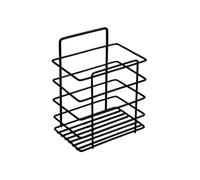 Zwxqe Wall Wire Basket, Metal Wire Storage Bin, Easy Installation Bathroom Basket Organizer, 5,31 x 4,33 x 2,76 pulgadas Rectangular Room With Adhesive Hooks For Towels