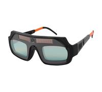 zwxqe Welding Glasses Auto Darkening, Wide Shade Range Goggles, 6.1x5.91x1.97 Inches Adjustable Comfortable Equipment, Solar Powered Eye Protection Gear for Arc Metal Cutting Tasks