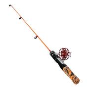 Zwxqe Winter Fishing Pole, plegable Ice Fishing Rod and Reel Combo, portátil giratorio Rod con agarre no deslizante, 23,62 pulgadas Lightweight Gear for Cold Weather Angling