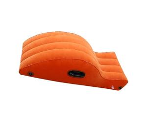 Zwxqe Yoga Chair Lounge, Pilates Stretching Seat, 37,8 pulgadas Inflatable Training Lounger, Plegable Ejercicio Soporte Sofá para Yoga Home Travel Fitness Relaxation Ejercising Use