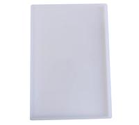 zwyjd DIY cristal epoxi silicona pegamento molde grande Fender resina molde rectangular cuadrado hecho a mano molde suministros resina epoxi moldes bandeja molde 30 x 20 cm