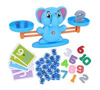 ZWYOIUG - Juguete de equilibrio con forma de elefante, juego educativo con números matemáticos, juguete de aprendizaje con pequeños elefantes, números, adecuado para niños y niñas a partir de 3 años