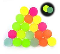 ZWZNBL 20 Pelotas Que Brillan Intensamente y Luminosas, Pelotas de Goma de Juguete para Niños, Perfectas para Regalos