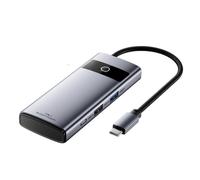 (ZX077 7 in 1) 6/7/8 in 1 Type C Docking Station 4K HDTV PD100W Power Delivery USB Port SDTF Card Reader
